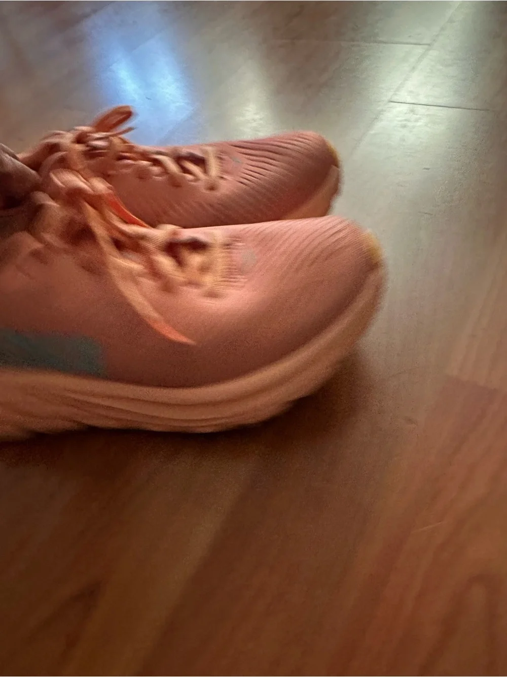 Hoka Rincon   Peach Lace-Up Women's Running Shoes Size 8